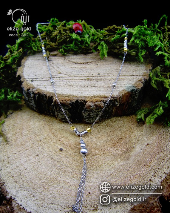 گردنبند تک نقره