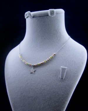 گردنبند تک نقره آلبرنادو A03