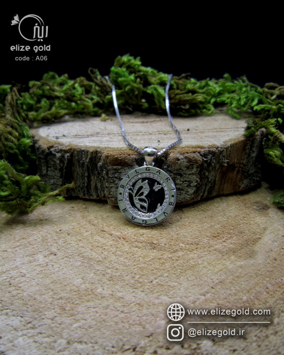 گردنبند تک نقره بولگاری