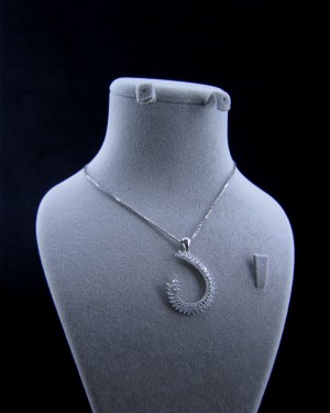 گردنبند تک نقره A07