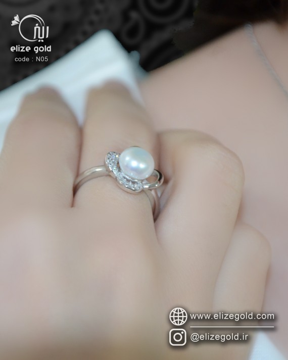 نیم ست نقره نیم ست مروارید