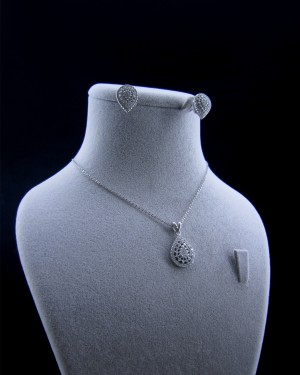 نیم ست جواهری طرح اشکی N11