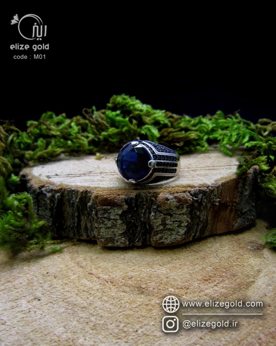 انگشتر نقره مردانه