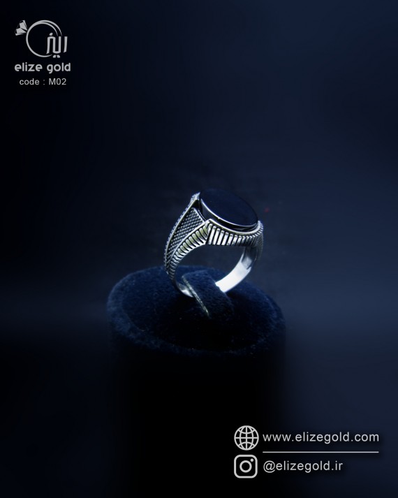 انگشتر نقره مردانه
