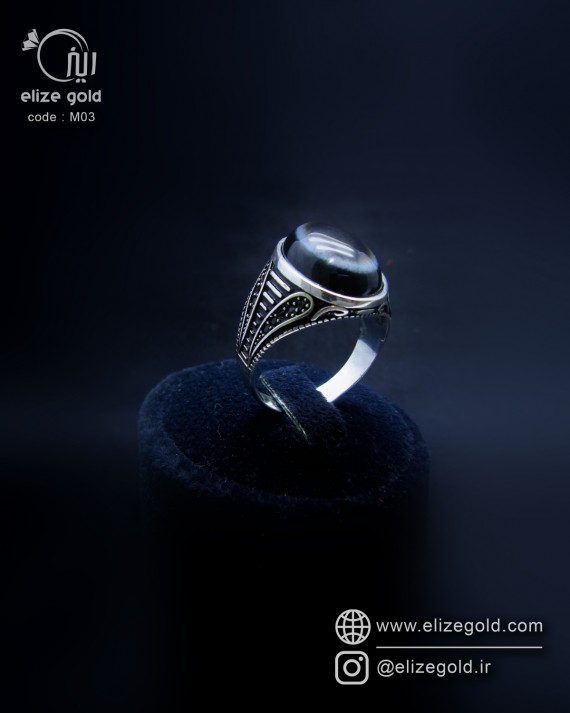انگشتر نقره مردانه